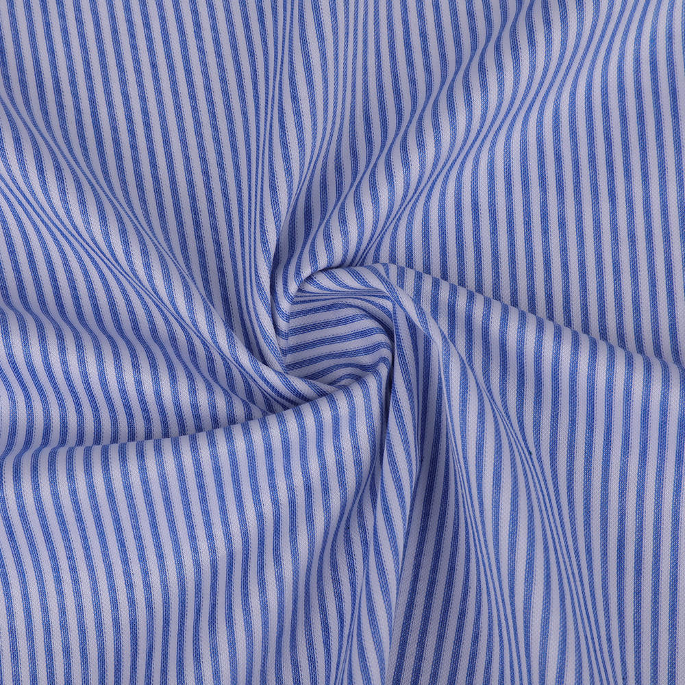 Spandex sesam-punkt høy-elastisk stripete jacquard skjorte stoff