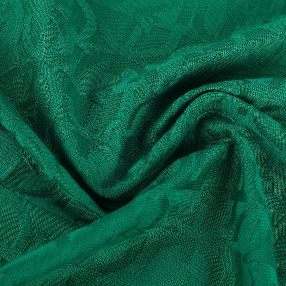 Overfør strikket mercerisert Jacquard miljøvennlig pustende stoff