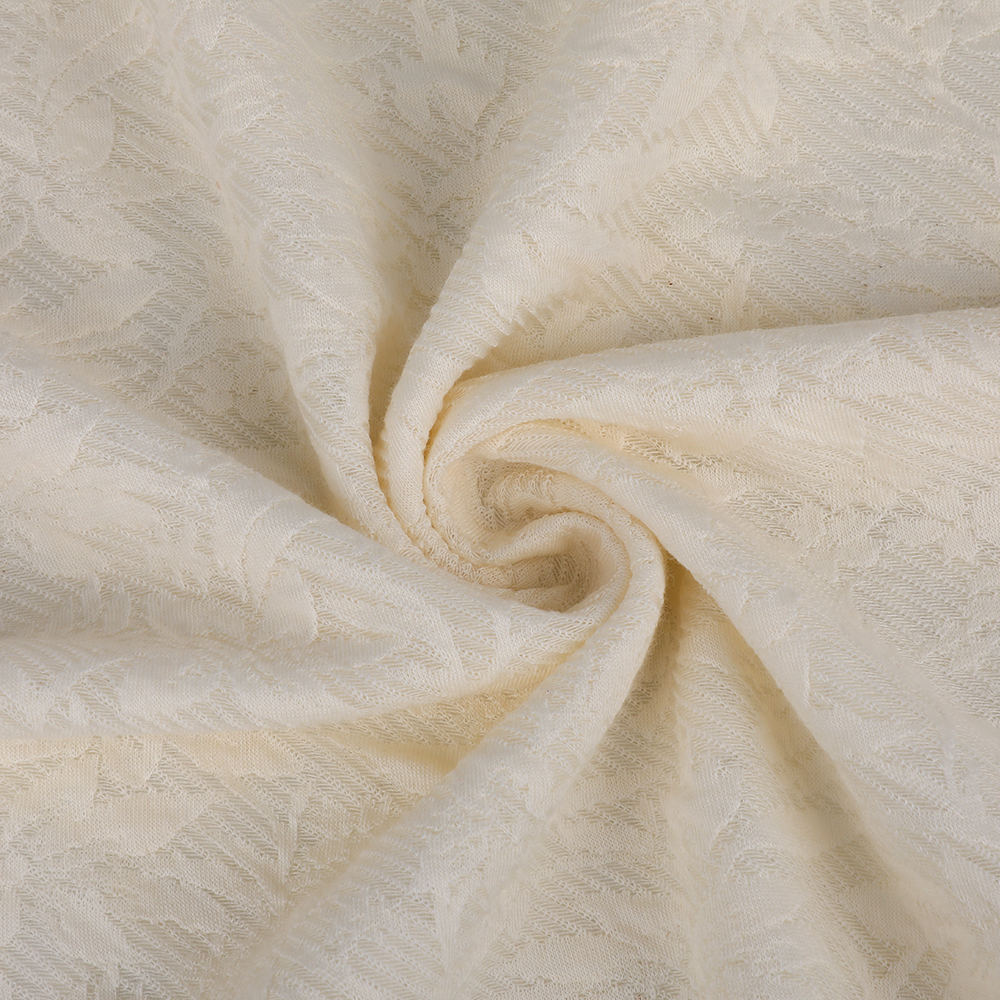 Interlock Jacquard pustende sexy hudvennlig strikket stoff egnet for kvinner