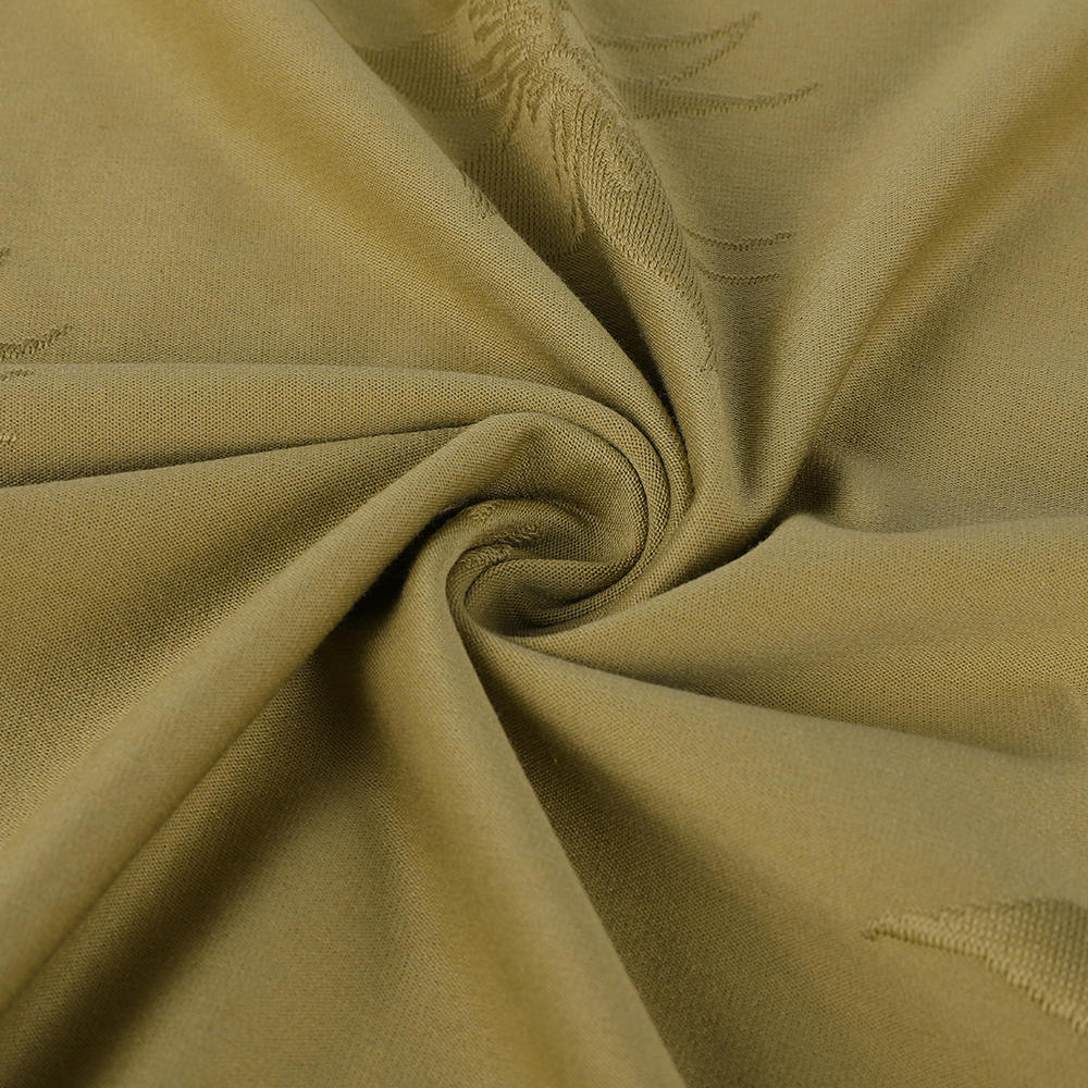 Easy Care Single Jacquard Loop Transfer Comfortable 10/90 Mulberry Silk Cotton Fabric