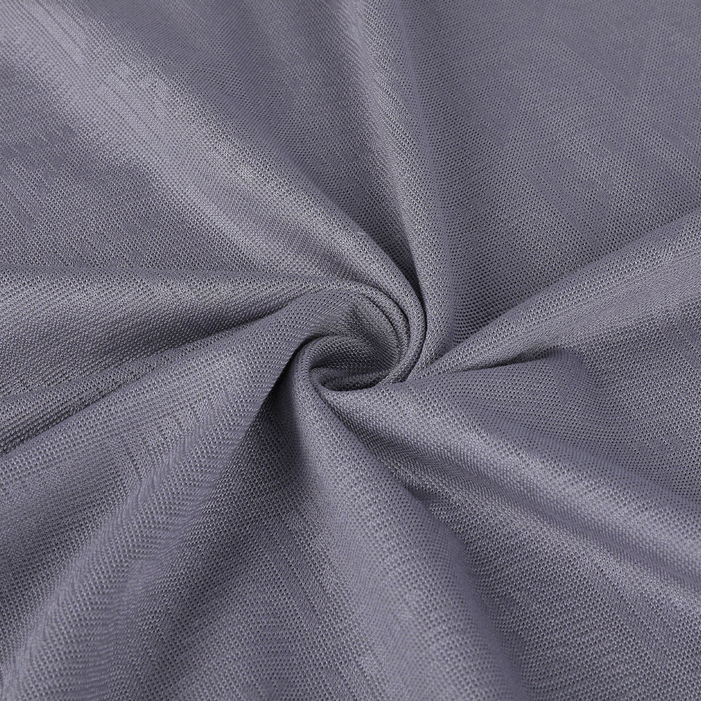 Behagelig varm singel Jacquard 55/45 Mulberry Silk Cotton Stoff