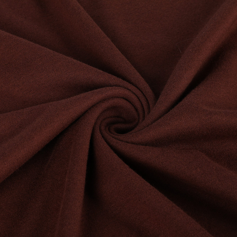 Varm hudvennlig myk interlock ullmodell fluffende finish stoff