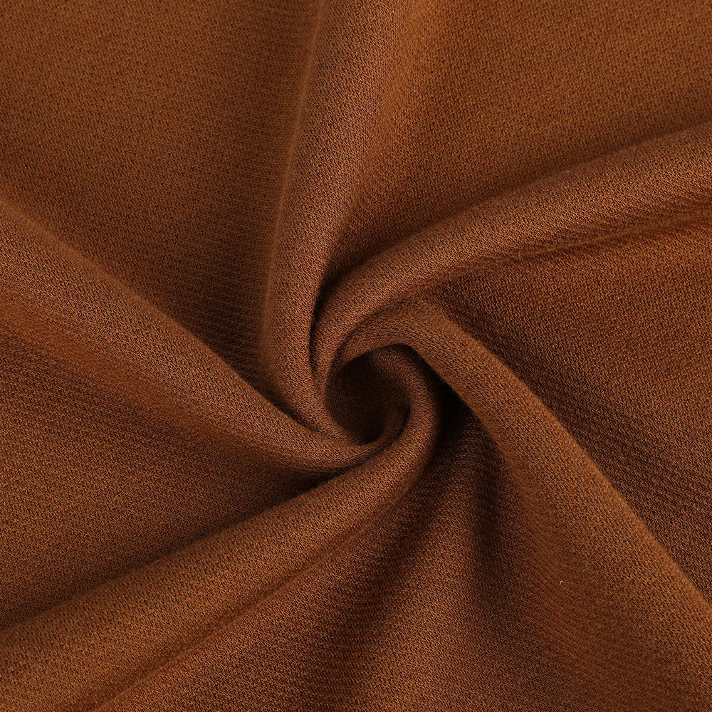 Interlock tosidig Jacquard komfortabel spandex strikket stoff for kvinner